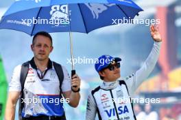 Yuki Tsunoda (JPN) RB on the grid. 28.07.2024. Formula 1 World Championship, Rd 14, Belgian Grand Prix, Spa Francorchamps, Belgium, Race Day.