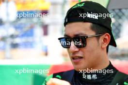 Zhou Guanyu (CHN) Sauber on the grid. 28.07.2024. Formula 1 World Championship, Rd 14, Belgian Grand Prix, Spa Francorchamps, Belgium, Race Day.