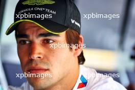 Lance Stroll (CDN) Aston Martin F1 Team on the grid. 28.07.2024. Formula 1 World Championship, Rd 14, Belgian Grand Prix, Spa Francorchamps, Belgium, Race Day.