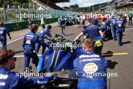 Alexander Albon (THA) Williams Racing FW46 on the grid. 28.07.2024. Formula 1 World Championship, Rd 14, Belgian Grand Prix, Spa Francorchamps, Belgium, Race Day.