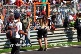 Circuit atmosphere - fans invade the track at the end of the race. 28.07.2024. Formula 1 World Championship, Rd 14, Belgian Grand Prix, Spa Francorchamps, Belgium, Race Day.