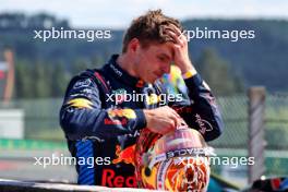 Max Verstappen (NLD) Red Bull Racing in parc ferme. 28.07.2024. Formula 1 World Championship, Rd 14, Belgian Grand Prix, Spa Francorchamps, Belgium, Race Day.