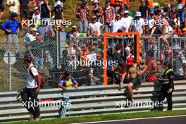 Circuit atmosphere - fans invade the track at the end of the race. 28.07.2024. Formula 1 World Championship, Rd 14, Belgian Grand Prix, Spa Francorchamps, Belgium, Race Day.