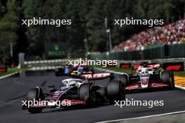 Nico Hulkenberg (GER) Haas VF-24. 28.07.2024. Formula 1 World Championship, Rd 14, Belgian Grand Prix, Spa Francorchamps, Belgium, Race Day.