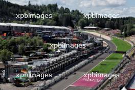 Nico Hulkenberg (GER) Haas VF-24. 28.07.2024. Formula 1 World Championship, Rd 14, Belgian Grand Prix, Spa Francorchamps, Belgium, Race Day.