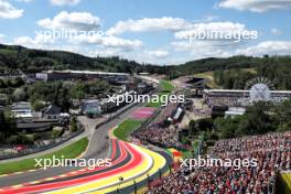 Sergio Perez (MEX) Red Bull Racing RB20. 28.07.2024. Formula 1 World Championship, Rd 14, Belgian Grand Prix, Spa Francorchamps, Belgium, Race Day.