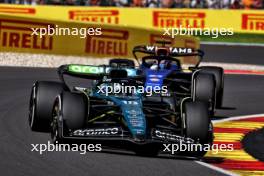 Lance Stroll (CDN) Aston Martin F1 Team AMR24. 28.07.2024. Formula 1 World Championship, Rd 14, Belgian Grand Prix, Spa Francorchamps, Belgium, Race Day.