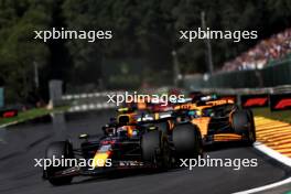 Sergio Perez (MEX) Red Bull Racing RB20. 28.07.2024. Formula 1 World Championship, Rd 14, Belgian Grand Prix, Spa Francorchamps, Belgium, Race Day.