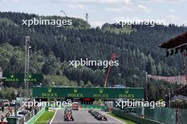 Charles Leclerc (MON) Ferrari SF-24 at the start of the race. 28.07.2024. Formula 1 World Championship, Rd 14, Belgian Grand Prix, Spa Francorchamps, Belgium, Race Day.