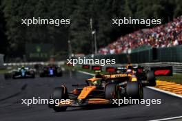 Lando Norris (GBR) McLaren MCL38. 28.07.2024. Formula 1 World Championship, Rd 14, Belgian Grand Prix, Spa Francorchamps, Belgium, Race Day.