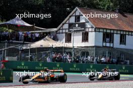 Lando Norris (GBR) McLaren MCL38. 28.07.2024. Formula 1 World Championship, Rd 14, Belgian Grand Prix, Spa Francorchamps, Belgium, Race Day.