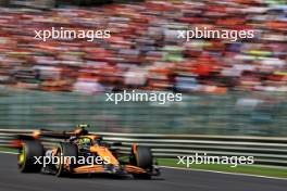 Lando Norris (GBR) McLaren MCL38. 28.07.2024. Formula 1 World Championship, Rd 14, Belgian Grand Prix, Spa Francorchamps, Belgium, Race Day.