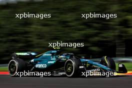 Fernando Alonso (ESP) Aston Martin F1 Team AMR24. 28.07.2024. Formula 1 World Championship, Rd 14, Belgian Grand Prix, Spa Francorchamps, Belgium, Race Day.