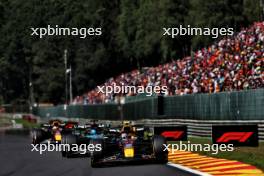 Sergio Perez (MEX) Red Bull Racing RB20. 28.07.2024. Formula 1 World Championship, Rd 14, Belgian Grand Prix, Spa Francorchamps, Belgium, Race Day.