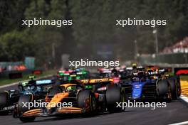 Lando Norris (GBR) McLaren MCL38 at the start of the race. 28.07.2024. Formula 1 World Championship, Rd 14, Belgian Grand Prix, Spa Francorchamps, Belgium, Race Day.