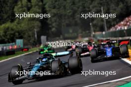 Fernando Alonso (ESP) Aston Martin F1 Team AMR24. 28.07.2024. Formula 1 World Championship, Rd 14, Belgian Grand Prix, Spa Francorchamps, Belgium, Race Day.