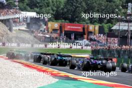 Yuki Tsunoda (JPN) RB VCARB 01 at the start of the race. 28.07.2024. Formula 1 World Championship, Rd 14, Belgian Grand Prix, Spa Francorchamps, Belgium, Race Day.