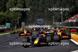 Sergio Perez (MEX) Red Bull Racing RB20. 28.07.2024. Formula 1 World Championship, Rd 14, Belgian Grand Prix, Spa Francorchamps, Belgium, Race Day.