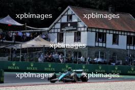 Fernando Alonso (ESP) Aston Martin F1 Team AMR24. 28.07.2024. Formula 1 World Championship, Rd 14, Belgian Grand Prix, Spa Francorchamps, Belgium, Race Day.