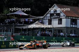 Oscar Piastri (AUS) McLaren MCL38. 28.07.2024. Formula 1 World Championship, Rd 14, Belgian Grand Prix, Spa Francorchamps, Belgium, Race Day.