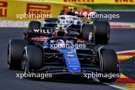 Logan Sargeant (USA) Williams Racing FW46. 28.07.2024. Formula 1 World Championship, Rd 14, Belgian Grand Prix, Spa Francorchamps, Belgium, Race Day.