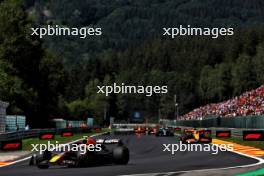 Sergio Perez (MEX) Red Bull Racing RB20. 28.07.2024. Formula 1 World Championship, Rd 14, Belgian Grand Prix, Spa Francorchamps, Belgium, Race Day.