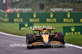 Lando Norris (GBR) McLaren MCL38. 27.07.2024. Formula 1 World Championship, Rd 14, Belgian Grand Prix, Spa Francorchamps, Belgium, Qualifying Day.