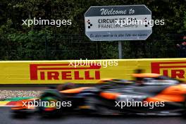 Oscar Piastri (AUS) McLaren MCL38. 27.07.2024. Formula 1 World Championship, Rd 14, Belgian Grand Prix, Spa Francorchamps, Belgium, Qualifying Day.