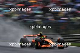 Lando Norris (GBR) McLaren MCL38. 27.07.2024. Formula 1 World Championship, Rd 14, Belgian Grand Prix, Spa Francorchamps, Belgium, Qualifying Day.