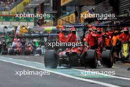Charles Leclerc (MON) Ferrari SF-24 in the pits. 27.07.2024. Formula 1 World Championship, Rd 14, Belgian Grand Prix, Spa Francorchamps, Belgium, Qualifying Day.