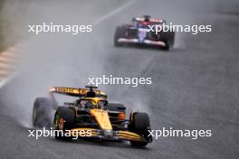 Oscar Piastri (AUS) McLaren MCL38. 27.07.2024. Formula 1 World Championship, Rd 14, Belgian Grand Prix, Spa Francorchamps, Belgium, Qualifying Day.
