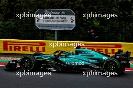 Lance Stroll (CDN) Aston Martin F1 Team AMR24. 27.07.2024. Formula 1 World Championship, Rd 14, Belgian Grand Prix, Spa Francorchamps, Belgium, Qualifying Day.