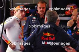 Max Verstappen (NLD) Red Bull Racing with Christian Horner (GBR) Red Bull Racing Team Principal. 27.07.2024. Formula 1 World Championship, Rd 14, Belgian Grand Prix, Spa Francorchamps, Belgium, Qualifying Day.