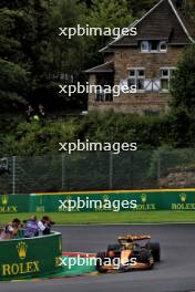 Lando Norris (GBR) McLaren MCL38. 27.07.2024. Formula 1 World Championship, Rd 14, Belgian Grand Prix, Spa Francorchamps, Belgium, Qualifying Day.