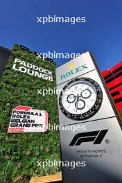 Paddock atmosphere - Rolex clock. 28.07.2024. Formula 1 World Championship, Rd 14, Belgian Grand Prix, Spa Francorchamps, Belgium, Race Day.