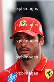 Carlos Sainz Jr (ESP) Ferrari. 25.07.2024. Formula 1 World Championship, Rd 14, Belgian Grand Prix, Spa Francorchamps, Belgium, Preparation Day.