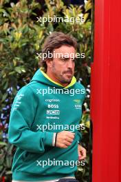 Fernando Alonso (ESP) Aston Martin F1 Team. 25.07.2024. Formula 1 World Championship, Rd 14, Belgian Grand Prix, Spa Francorchamps, Belgium, Preparation Day.