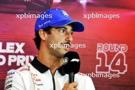 Daniel Ricciardo (AUS) RB in the FIA Press Conference. 25.07.2024. Formula 1 World Championship, Rd 14, Belgian Grand Prix, Spa Francorchamps, Belgium, Preparation Day.