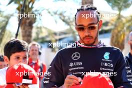Lewis Hamilton (GBR) Mercedes AMG F1. 01.03.2024. Formula 1 World Championship, Rd 1, Bahrain Grand Prix, Sakhir, Bahrain, Qualifying Day.