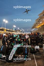 George Russell (GBR) Mercedes AMG F1 W15 - flyover. 02.03.2024. Formula 1 World Championship, Rd 1, Bahrain Grand Prix, Sakhir, Bahrain, Race Day.