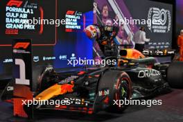 Race winner Max Verstappen (NLD) Red Bull Racing RB20 in parc ferme. 02.03.2024. Formula 1 World Championship, Rd 1, Bahrain Grand Prix, Sakhir, Bahrain, Race Day.