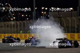 Logan Sargeant (USA) Williams Racing FW46 locks up under braking. 02.03.2024. Formula 1 World Championship, Rd 1, Bahrain Grand Prix, Sakhir, Bahrain, Race Day.