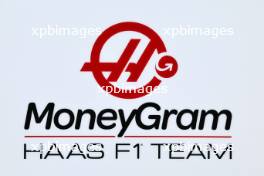 Haas F1 Team logo. 29.02.2024. Formula 1 World Championship, Rd 1, Bahrain Grand Prix, Sakhir, Bahrain, Practice Day