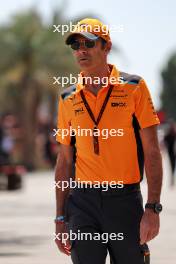 Emanuele Pirro (ITA) McLaren Driver Development Programme Leader. 29.02.2024. Formula 1 World Championship, Rd 1, Bahrain Grand Prix, Sakhir, Bahrain, Practice Day
