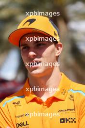 Oscar Piastri (AUS) McLaren. 29.02.2024. Formula 1 World Championship, Rd 1, Bahrain Grand Prix, Sakhir, Bahrain, Practice Day