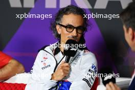 Laurent Mekies (FRA) RB Technical Director in the FIA Press Conference. 29.02.2024. Formula 1 World Championship, Rd 1, Bahrain Grand Prix, Sakhir, Bahrain, Practice Day