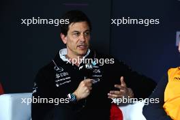 Toto Wolff (GER) Mercedes AMG F1 Shareholder and Executive Director in the FIA Press Conference. 29.02.2024. Formula 1 World Championship, Rd 1, Bahrain Grand Prix, Sakhir, Bahrain, Practice Day