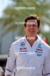 Toto Wolff (GER) Mercedes AMG F1 Shareholder and Executive Director. 29.02.2024. Formula 1 World Championship, Rd 1, Bahrain Grand Prix, Sakhir, Bahrain, Practice Day