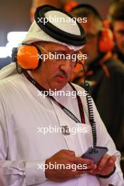 Sheikh Mohammed bin Essa Al Khalifa (BRN) CEO of the Bahrain Economic Development Board and McLaren Shareholder. 29.02.2024. Formula 1 World Championship, Rd 1, Bahrain Grand Prix, Sakhir, Bahrain, Practice Day