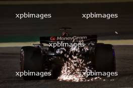 Kevin Magnussen (DEN) Haas VF-24 sends sparks flying. 29.02.2024. Formula 1 World Championship, Rd 1, Bahrain Grand Prix, Sakhir, Bahrain, Practice Day